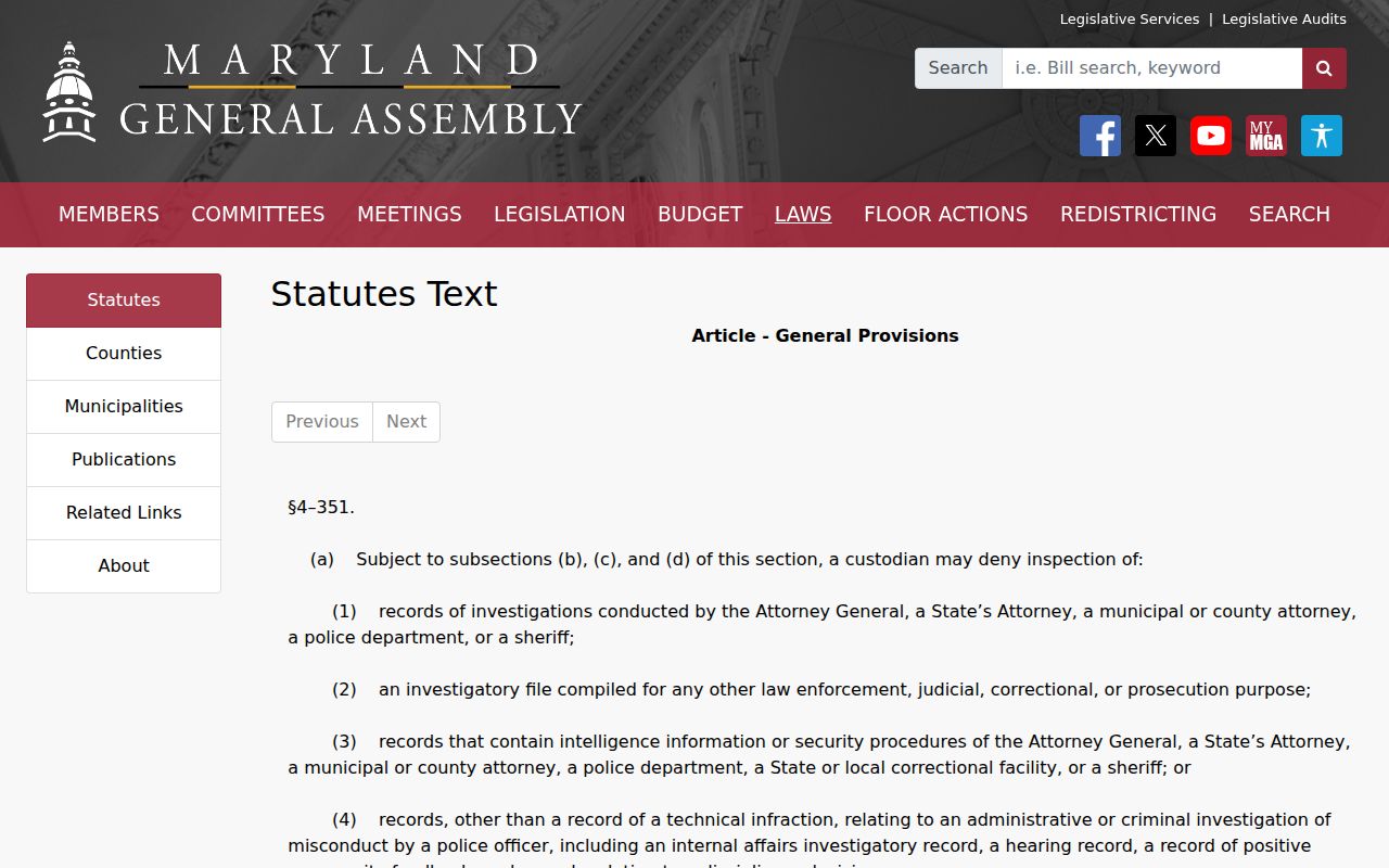 Maryland police record withholding rule that limits some Baltimore County warrant search results